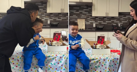 El hijo de Nayer y Víctor Víctor Mesa cumplió 3 años: Así fue su tierno cumpleaños en la escuela