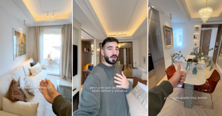 Youtuber cubano Frank Camallerys muestra resultado final de la reforma de su casa en Madrid