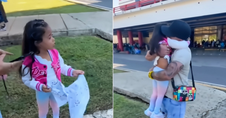 Niña fue a por un paquete al aeropuerto y acabó protagonizando el reencuentro más emotivo en Cuba