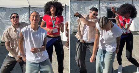 ¡Reparto en el Super Bowl! Bailarinas cubanas del show de Bad Bunny calentaron el ambiente antes del halftime
