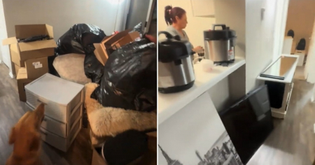 “Jamás vuelvo a ser la de las bolsas negras”: cubana celebra que ya tiene su propio hogar en EE. UU.