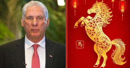 Díaz-Canel felicita a China por el Año Nuevo Lunar y desata críticas: “¿Y cuándo vamos a tener un año feliz nosotros?”