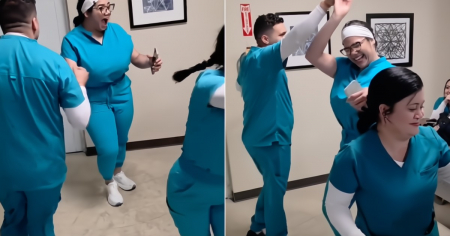 “Cosas que solo pasan en una escuela latina”: alumnos rompen el protocolo bailando salsa en uniforme