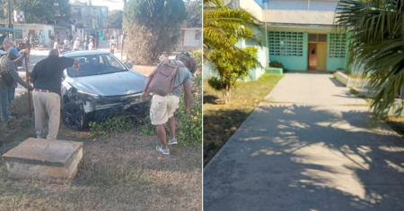 Auto choca contra un círculo infantil en Colón, Matanzas