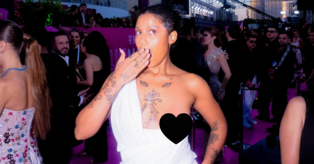 "No me voy a operar": El mensaje tras el revelador y polémico vestido que lució Tokischa en Premios Lo Nuestro