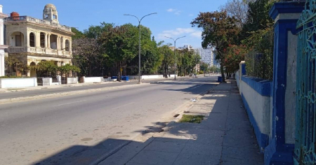 La Habana es “una ciudad muerta”: calles vacías en El Vedado