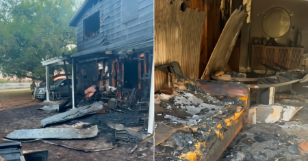 “Lo perdimos todo en minutos”: cubana muestra su casa reducida a cenizas tras incendio en Lehigh Acres