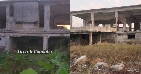 Lamentan destrucción del Liceo de Guanabo: "Es como si hubiera pasado la guerra"