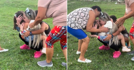 "Esos gritos me llegaron al alma": El desgarrador reencuentro de una madre con su hija en Cuba