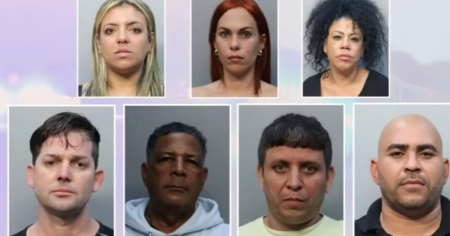 Identifican a siete de los 14 arrestados en redada en bar de Hialeah 