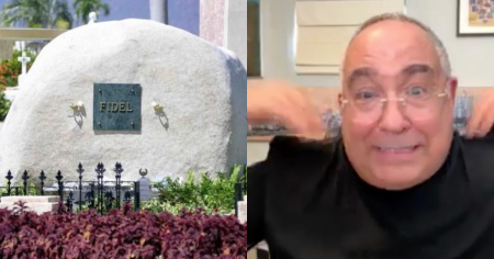Albertico Pujol, sobre la piedra de Fidel Castro: "Si la tiran al mar, que sea con una cadena"