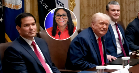 Trump pide al secretario de Defensa Pete Hegseth supervisar a Delcy Rodríguez junto a Marco Rubio