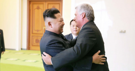 Kim Jong-un envía mensaje de apoyo a Díaz-Canel frente a “fuerzas hostiles”