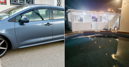 Casa con piscina y 3 carros: Cubano con I-220A enseña su vida en Cuba y deja a todos con la boca abierta 