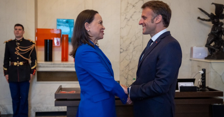 Macron recibe a María Corina Machado, Premio Nobel de la Paz, para discutir transición democrática en Venezuela