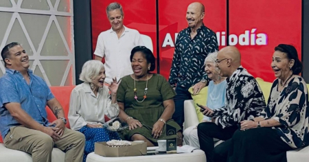 Verónica Lynn reaparece en la televisión cubana para celebrar sus 95 años