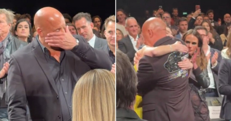 ¡No pudo contener las lágrimas! Vin Diesel y la hija de Paul Walker protagonizan emotivo momento en Cannes