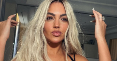 ¡Georgina Kardashian! La prometida de Cristiano aparece con radical cambio de look en Cannes