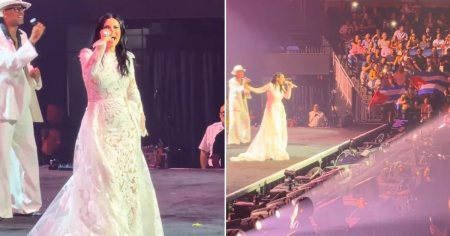 Laura Pausini emociona a cubanos al cantar «Hoy» de Gloria Estefan en concierto: «Nadie sabe el dolor que cargamos desde 1959»