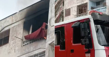 Incendio en Alamar: Cubano con problemas mentales y sin medicamentos le da candela a su casa