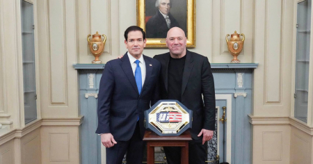 Marco Rubio califica pelea de UFC en la Casa Blanca como un "regalo al pueblo estadounidense"