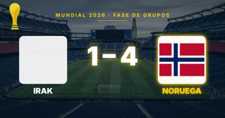 Noruega golea 4-1 a Irak en su debut en el Mundial 2026 con doblete de Haaland