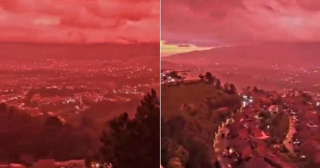 ¿Por qué el cielo se volvió rojo en Venezuela tras los terremotos?
