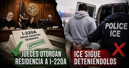 I-220A: jueces otorgan residencia, pero el gobierno de EE.UU. apela todo