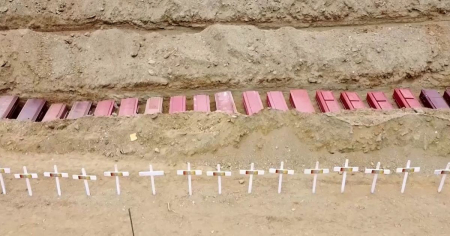Sepultan sin identificar a decenas de víctimas tras los terremotos en Venezuela