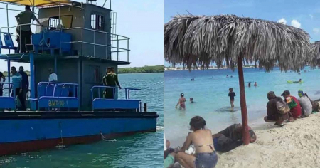 «Ayer eran 20 pesos, hoy 50»: Cubanos reaccionan al precio del lanchón hacia playa en Las Tunas