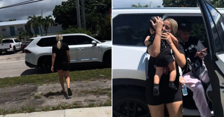 Mandó a su bebé a Cuba para que conociera a sus abuelos y así fue el emotivo reencuentro en Miami