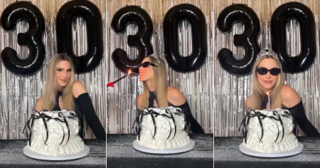 Esposa y suegra de Osmani García sorprenden a Lele Pons con pastel de cumpleaños: «Siempre es un honor»
