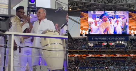 Así fue la espectacular actuación de Cimafunk y Emilio Estefan en el Mundial de Fútbol 2026