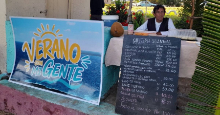 Tajada de mango y piña, la oferta gastronómica del verano en un campismo en Cuba
