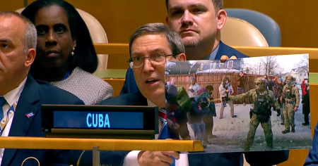 Bruno Rodríguez asegura en la ONU que en Cuba no hay imágenes de represión como en EE.UU.