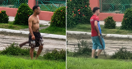 Vecinos denuncian a presunto miembro del MININT por cazar aves en parque habanero