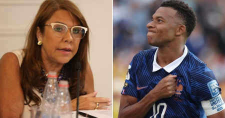 «No aprendió ni a escribir»: Polémica por declaraciones racistas a Mbappé de una senadora paraguaya