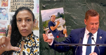 Madre cubana agradece a EE.UU. por llevar el nombre de su hijo preso político a la ONU
