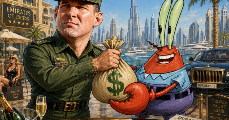 El Cangrejo, en modo Kim Jong-un