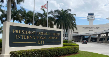 Aeropuerto en Florida cambia oficialmente su nombre en honor a Donald Trump
