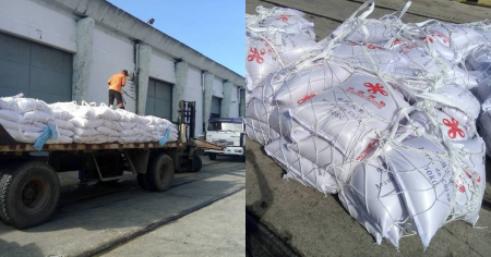Arroz donado por China sigue sin llegar a muchas provincias mientras gobierno admite que su reparto depende del combustible