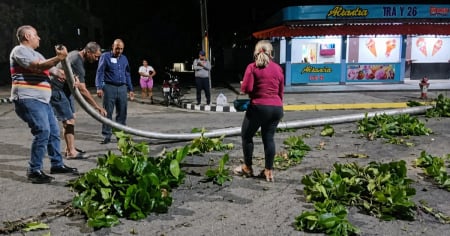 Así quedó Varadero tras el paso de una tormenta local severa