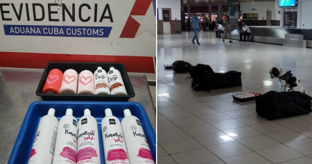 Insólito hallazgo en el aeropuerto habanero: cocaína líquida dentro de productos capilares