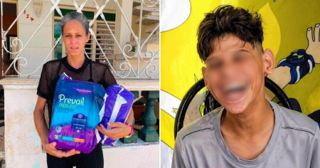 Cubanos solidarios reúnen 45 mil pesos y varias ayudas para niño con parálisis cerebral en Cárdenas