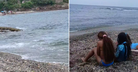 «Mis hijas estaban cerquitica»: santiaguera cuenta el susto vivido por un tiburón en playa Siboney