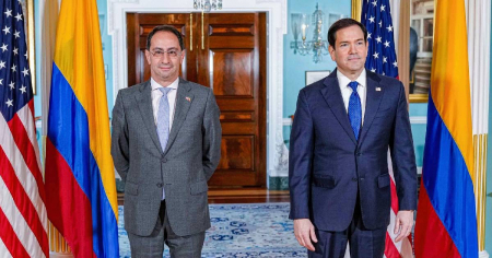 Marco Rubio se reúne con vicepresidente electo de Colombia para sellar una nueva etapa bilateral