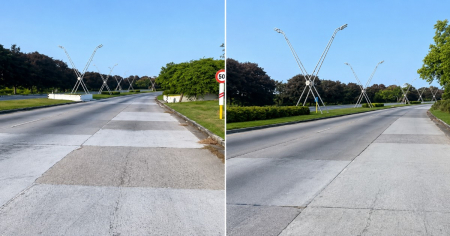 Así están las calles de Cuba: la Avenida Monumental de La Habana, desierta y a oscuras