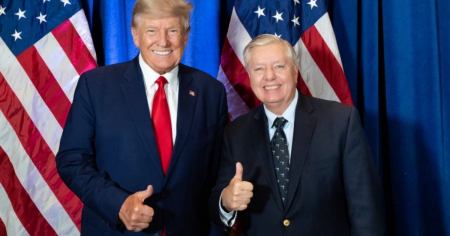 La respuesta de Trump cuando le preguntan si Lindsey Graham fue envenenado por los rusos