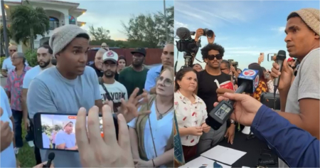 «Vengo a trabajar»: Luis Manuel Otero reitera su compromiso con una Cuba libre desde la Ermita de Miami