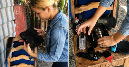 Cubana muestra cómo se ganan la vida en las calles de Cuba